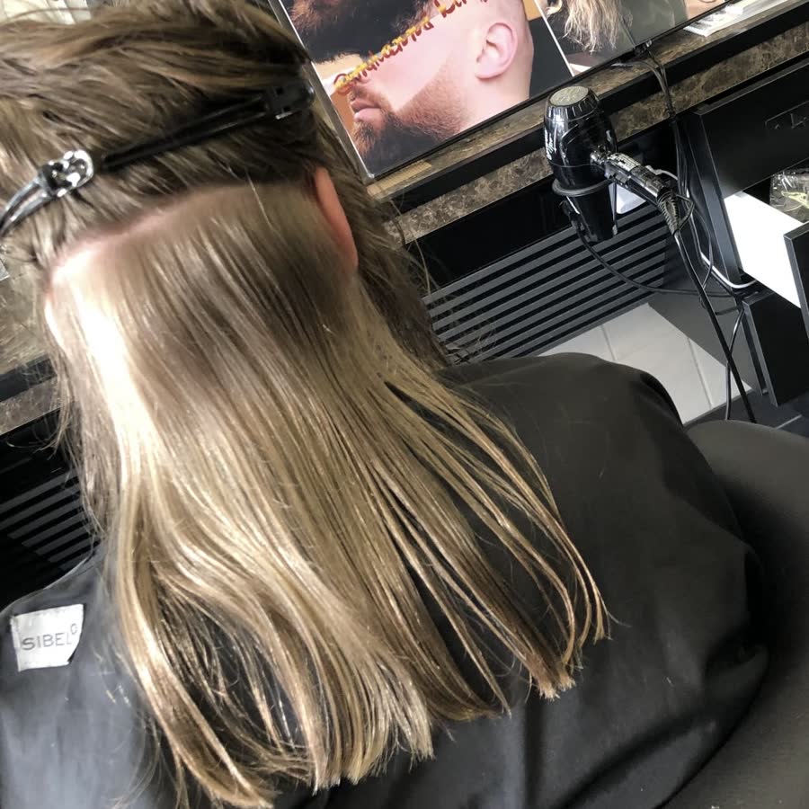 Voor: lang haar